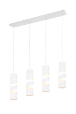 Trio Lighting riippuvalaisin Stream 4-os GU10 mattavalkoinen
