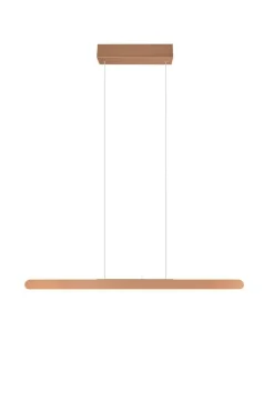 Trio Lighting riippuvalaisin Helios LED 100 cm kahvinruskea