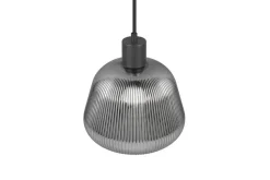 Trio Lighting riippuvalaisin Tarifa 1-os E27 mattamusta/krom