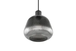 Trio Lighting riippuvalaisin Tarifa 1-os E27 mattamusta/krom