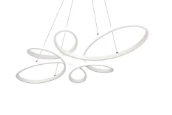 Trio Lighting riippuvalaisin Fly LED mattavalkoinen 4000K