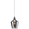 Trio Lighting riippuvalaisin Calais E27 savu