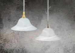 Trio Lighting riippuvalaisin Viola E27 harjattu teräs