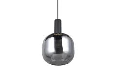 Trio Lighting riippuvalaisin Diva E27 mattamusta/kromattu