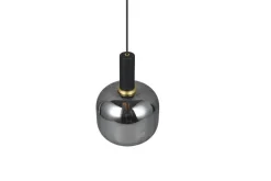 Trio Lighting riippuvalaisin Diva E27 mattamusta/kromattu