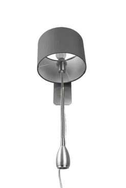 Trio Lighting seinävalaisin Hotel lukuvalolla E14 + LED harm