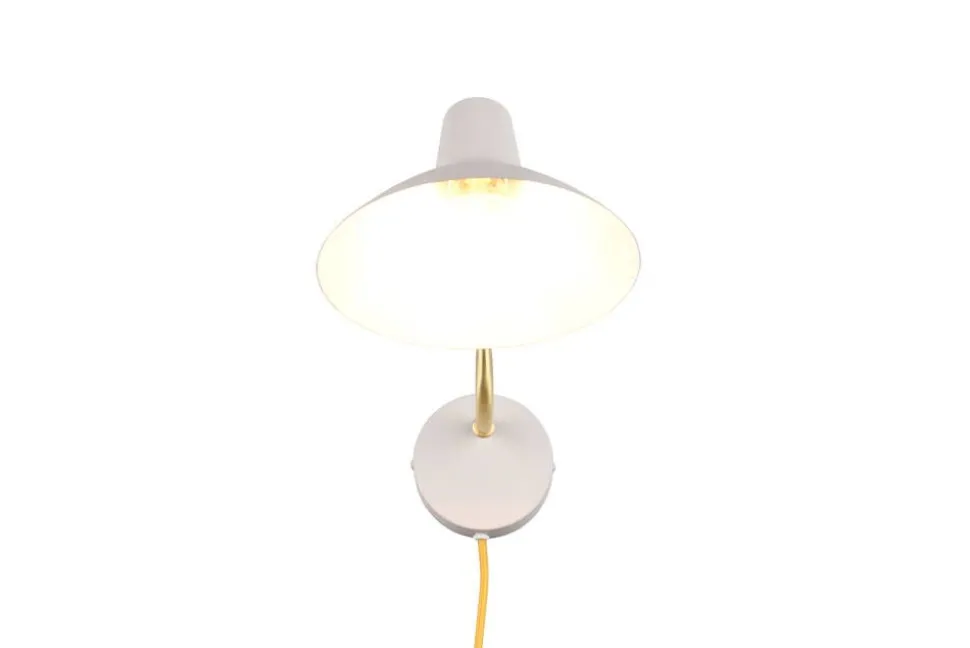 Trio Lighting seinävalaisin Traveller E27 lämmin harmaa/matt