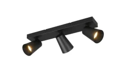 Trio Lighting spottivalaisin Sharp 3-os GU10 mattamusta/kult
