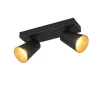 Trio Lighting spottivalaisin Sharp 2-os GU10 mattamusta/kult