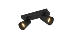Trio Lighting spottivalaisin Sharp 2-os GU10 mattamusta/kult