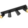 Trio Lighting spottivalaisin Sharp 4-os GU10 mattamusta/kult