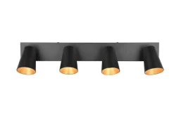 Trio Lighting spottivalaisin Sharp 4-os GU10 mattamusta/kult