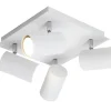 Trio Lighting spottivalaisin Marley 4-os GU10 valkoinen
