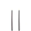 Uyuni LED kynttilä 2,3x25 cm harmaa smooth 2 kpl