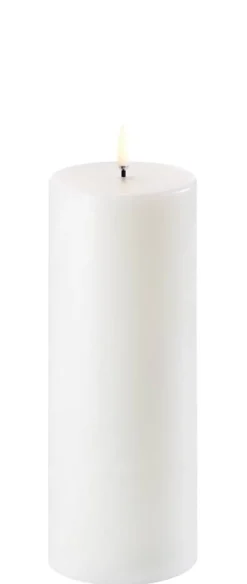 Uyuni LED pöytäkynttilä 7,8x20 cm valkea smooth