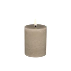 Uyuni LED-kynttilä 7,8x10 cm Sandstone Rustic