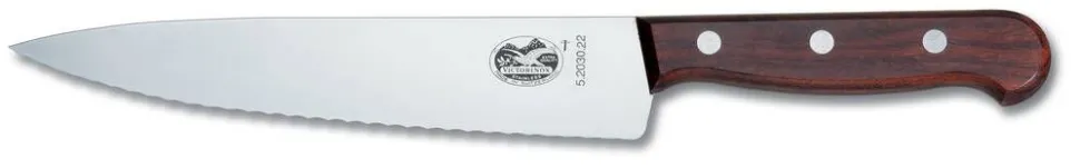 Victorinox Kokkiveitsi 22 cm sahalaita puukahvalla