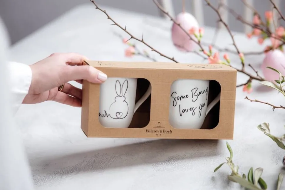 Villeroy&Boch Easter mukisetti Statement Some bunny loves yo