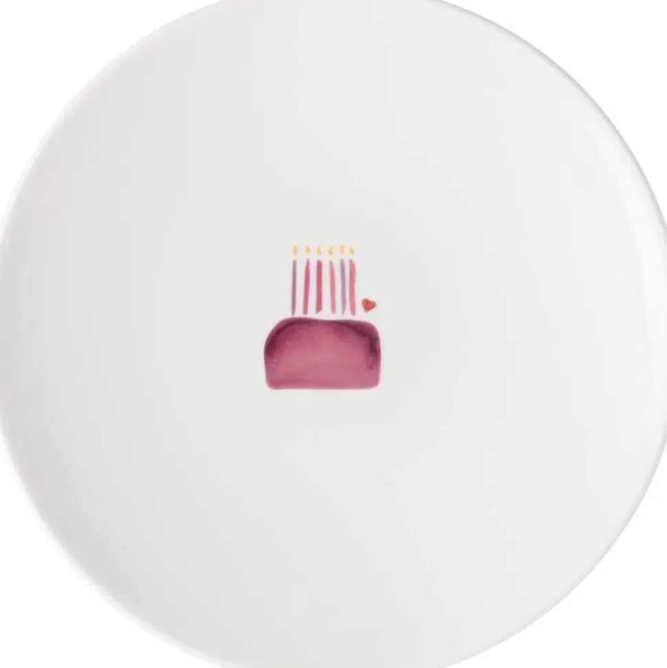 Villeroy&Boch lautanen With Love 21 cm Happy Birthday