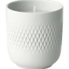 Villeroy&Boch Manufacture Collier Blanc tuoksukynttilä 8,5x8,5x9 cm 0,28l Carre Mystery
