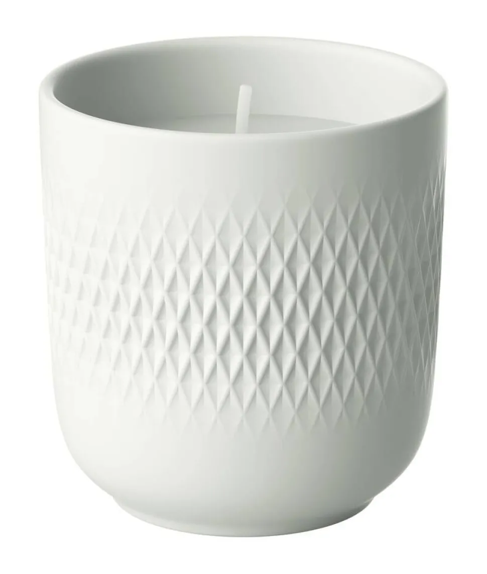 Villeroy&Boch Manufacture Collier Blanc tuoksukynttilä 8,5x8,5x9 cm 0,28l Carre Mystery