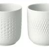 Villeroy&Boch Manufacture Collier Blanc muki blanc 2 kpl valkoinen