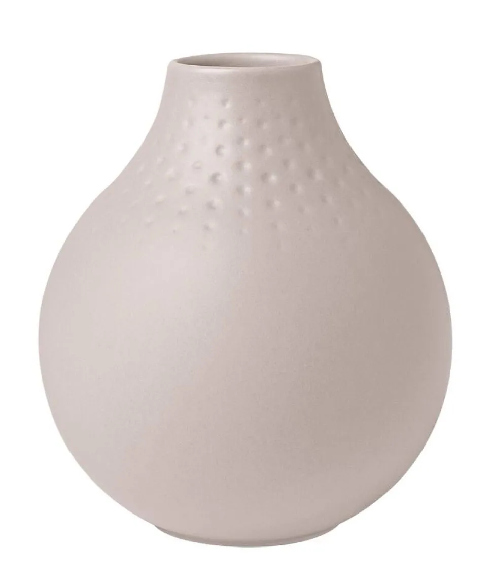 Villeroy&Boch Manufacture Collier vaasi 11x11x12 cm 0,58 L perle beige