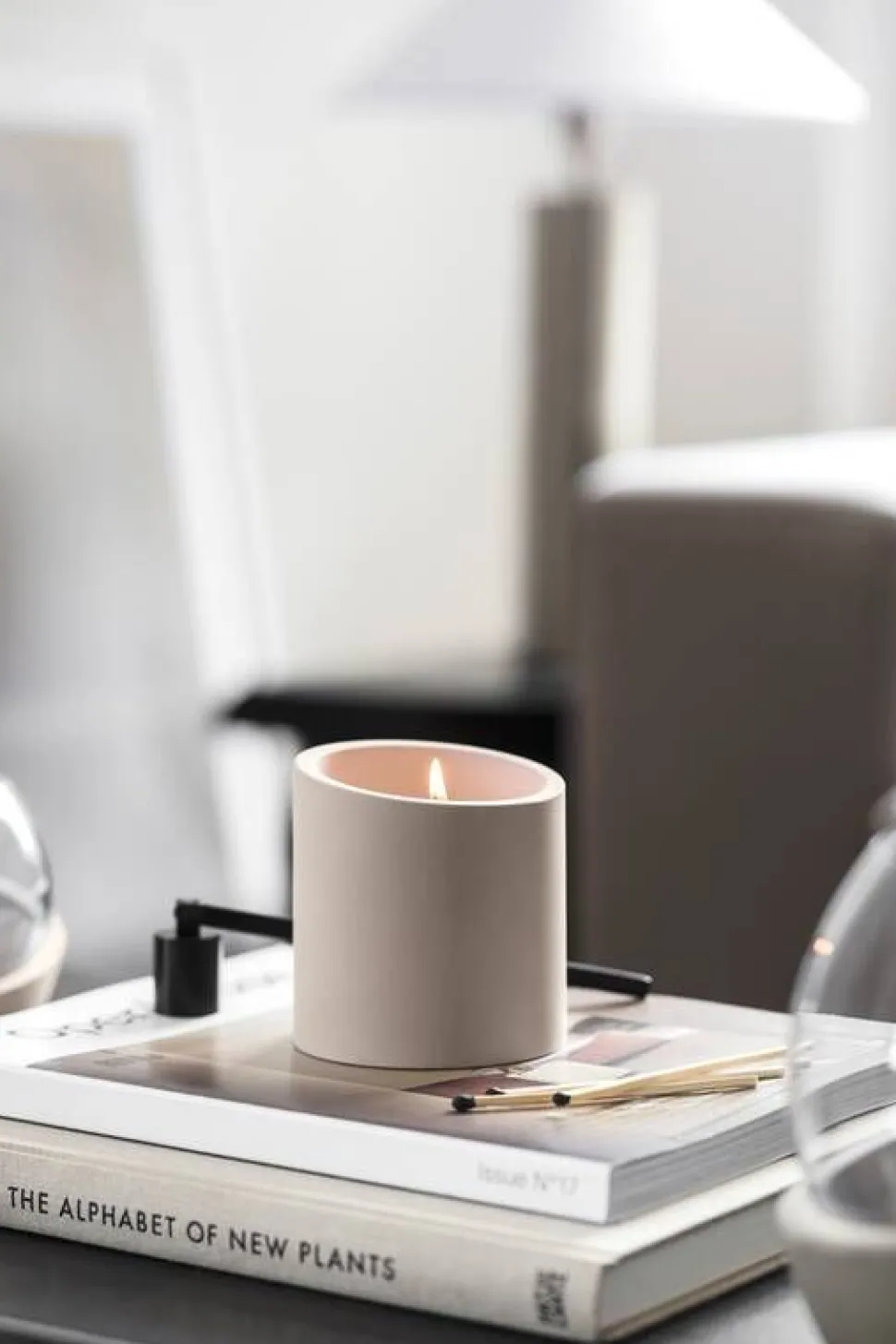 Villeroy&Boch NewMoon Home tuoksukynttilä 8,5x8,5x9 cm 0,25l beige Energy