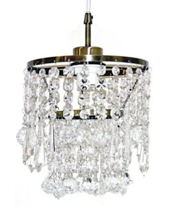 Virvatuli kattovalaisin Crystal C1 antiikkimessinki