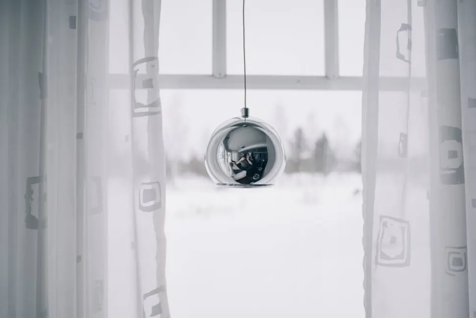Virvatuli riippuvalaisin Bollen 1-os. LED kromi