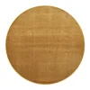 VM-Carpet matto Satine ø 240 cm 371 keltainen
