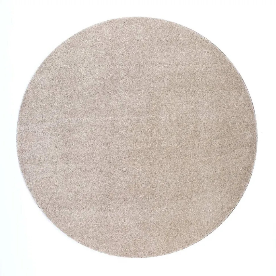 VM-Carpet Silkkitie, 138 beige, Ø 133 cm, kantti 5938