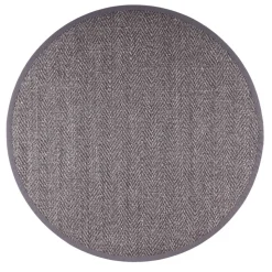 VM-Carpet Barrakuda 9371 antrasiitti,  Ø 240 cm, kantti 38