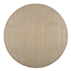 VM-Carpet Barrakuda 9307 natur, Ø 200 cm, kantti 25