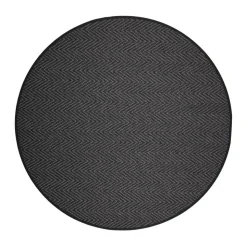 VM-Carpet matto Elsa Ø 133 cm musta