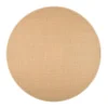 VM-Carpet matto Sisal Ø 133 cm beige-harmaa