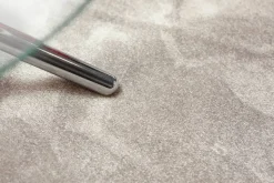 VM-Carpet Satine 850 harmaa, Ø 133 cm, kantti 5434