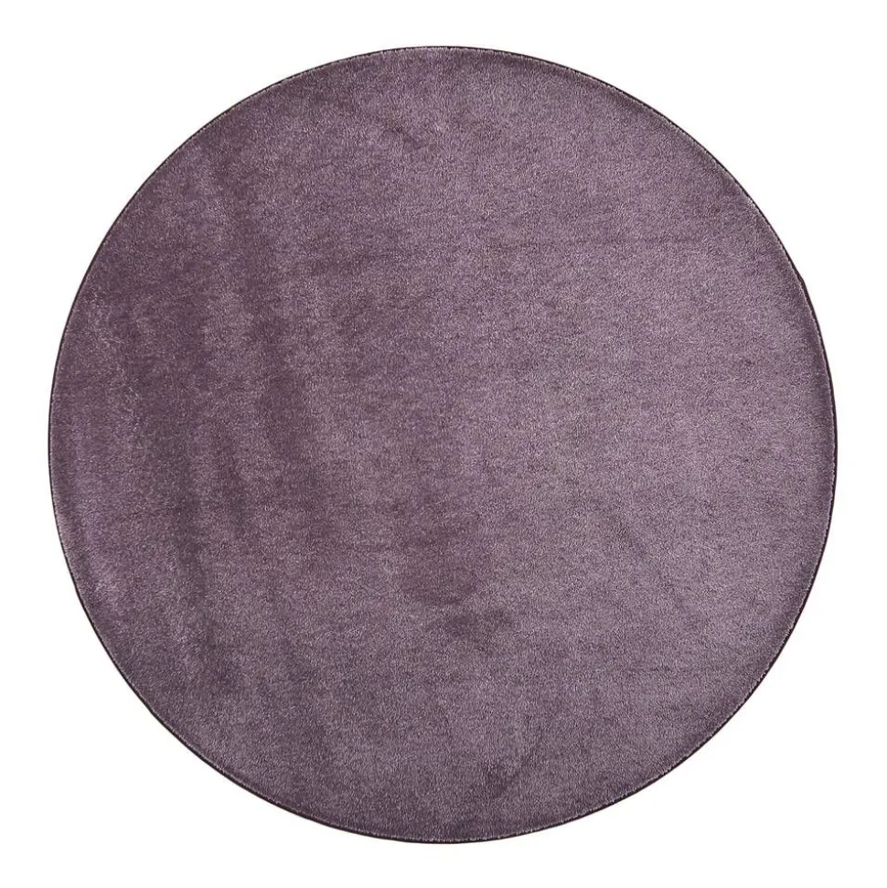 VM-Carpet Satine 001 lila, Ø 200 cm, kantti 5881