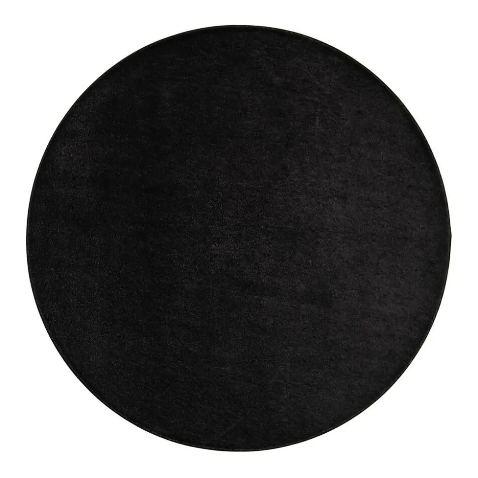 VM-Carpet Satine 800 musta, Ø 240 cm, kantti 5460