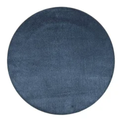 VM-Carpet Satine 791 sininen, Ø 133 cm, kantti 5447