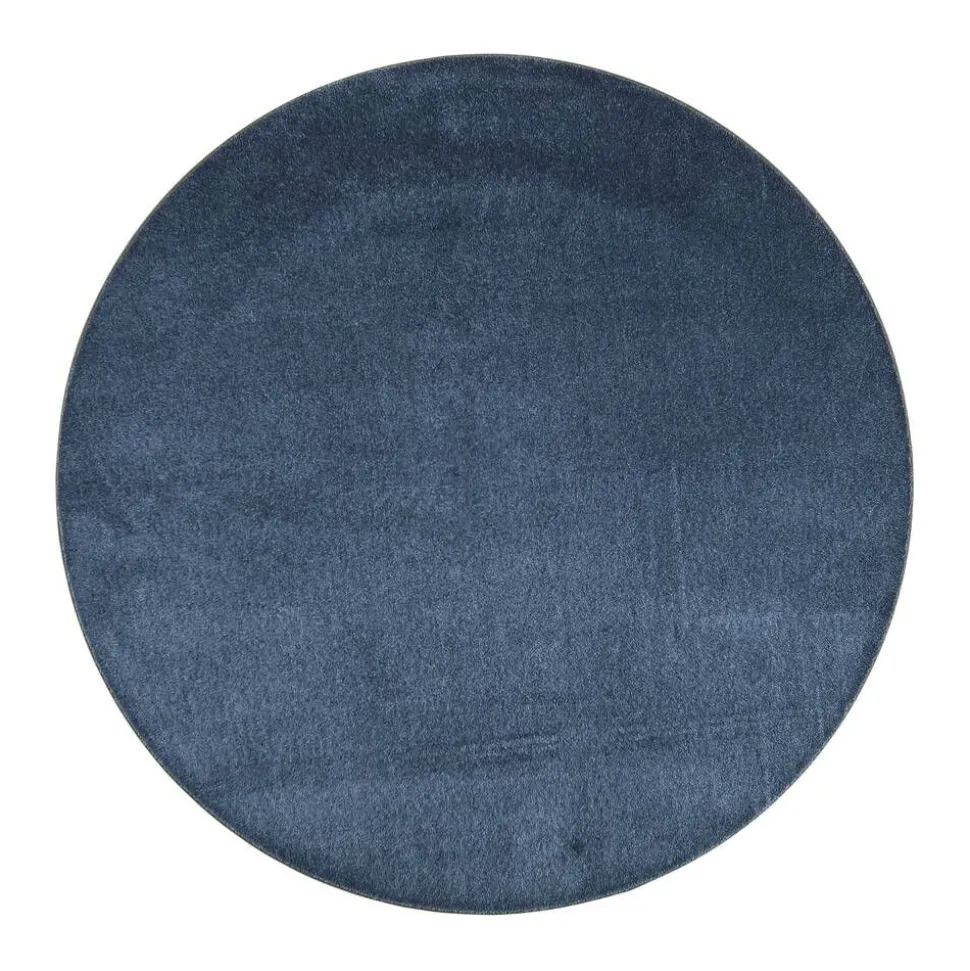 VM-Carpet Satine 791 sininen, Ø 240 cm, kantti 5447