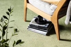 VM-Carpet Satine 572 vihreä, Ø 200 cm, kantti 5784