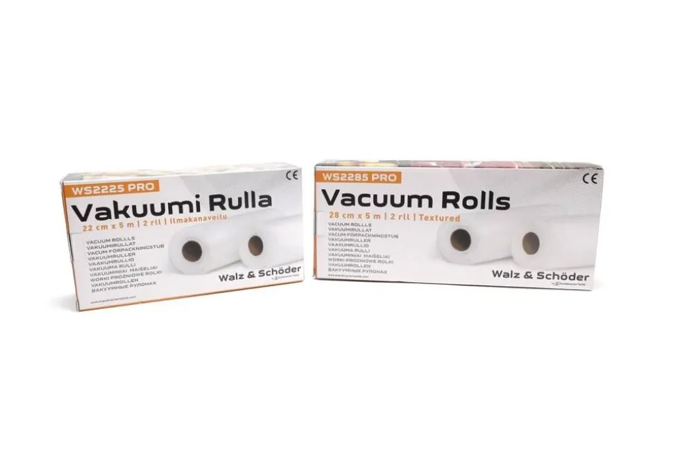 Walz & Schöder vakuuputki 22 cm x 5 m 2 rullaa