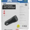 Wave verkkolaturi pikalataava 20 W Type-C latauspäällä musta