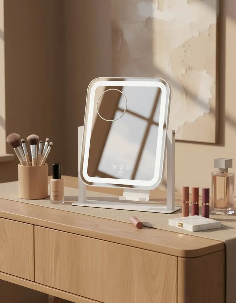 Wilfa meikkipeili Glowing MI4W-D25 valkoinen