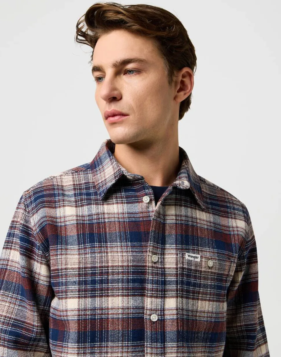 Wrangler paita 112371556 Brushed 1 Pkt